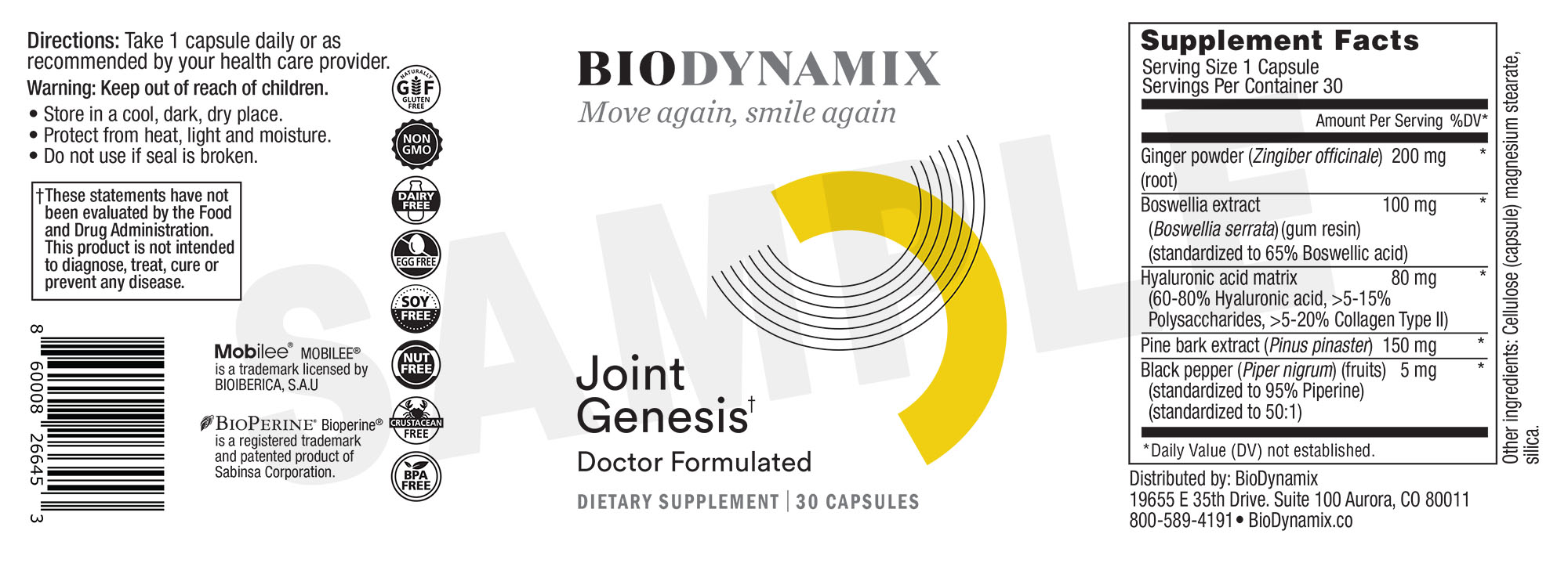 Joint Genesis Drops Supplement